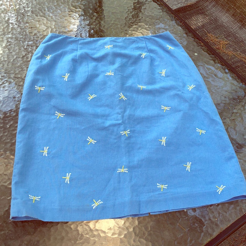 Talbots Linen Cotton A-line Skirt🧚‍♂️🧚🏻‍♀️🧚‍♂️